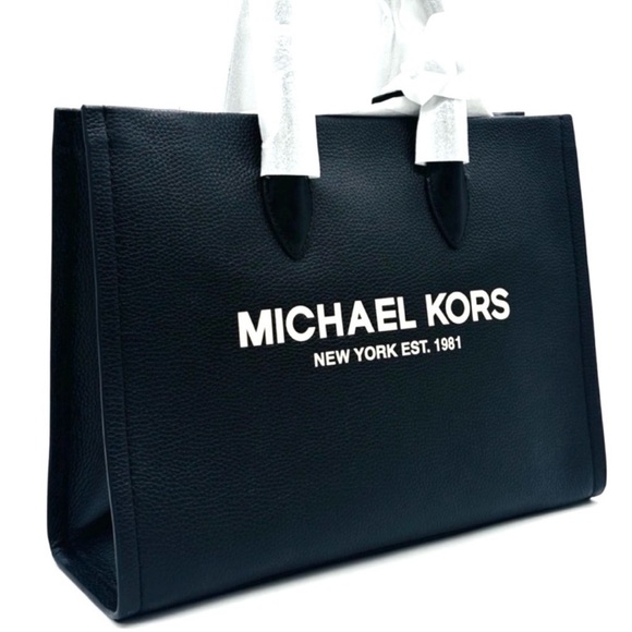 Michael Kors Handbags - Michael Kors Medium Mirella Tote Bag Black Leather